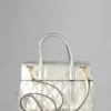 Small Bayswater Pre-Loved Light Silver Quilted Smooth Calf Small Bayswater Pre-Loved Light Silver Quilted Smooth Calf