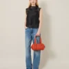 Small Boston Coral & Orange Heavy Grain the Occasionwear Edit Small Boston Coral & Orange Heavy Grain the Occasionwear Edit