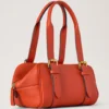 Small Boston Coral & Orange Heavy Grain the Occasionwear Edit Small Boston Coral & Orange Heavy Grain the Occasionwear Edit