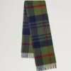 Small Check Merino Wool Scarf Fern & Dark Green Merino Wool Small Check Merino Wool Scarf Fern & Dark Green Merino Wool