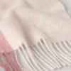 Small Check Merino Wool Scarf Pink Scrumpy & Crumpet Merino Wool Small Check Merino Wool Scarf Pink Scrumpy & Crumpet Merino Wool