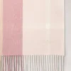 Small Check Merino Wool Scarf Pink Scrumpy & Crumpet Merino Wool Small Check Merino Wool Scarf Pink Scrumpy & Crumpet Merino Wool