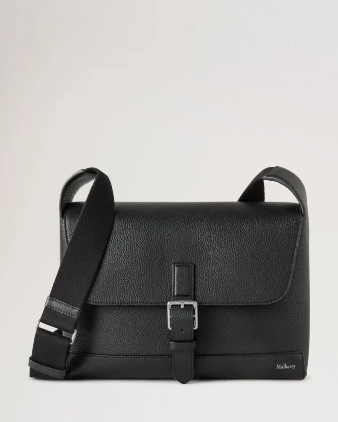 Small Chiltern Crossbody Messenger Black Small Classic Grain Small Chiltern Crossbody Messenger Black Small Classic Grain