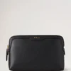 Small Cosmetic Pouch Black Small Classic Grain Women Small Cosmetic Pouch Black Small Classic Grain Women