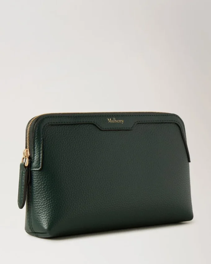 Small Cosmetic Pouch Mulberry Green Small Classic Grain Small Cosmetic Pouch Mulberry Green Small Classic Grain