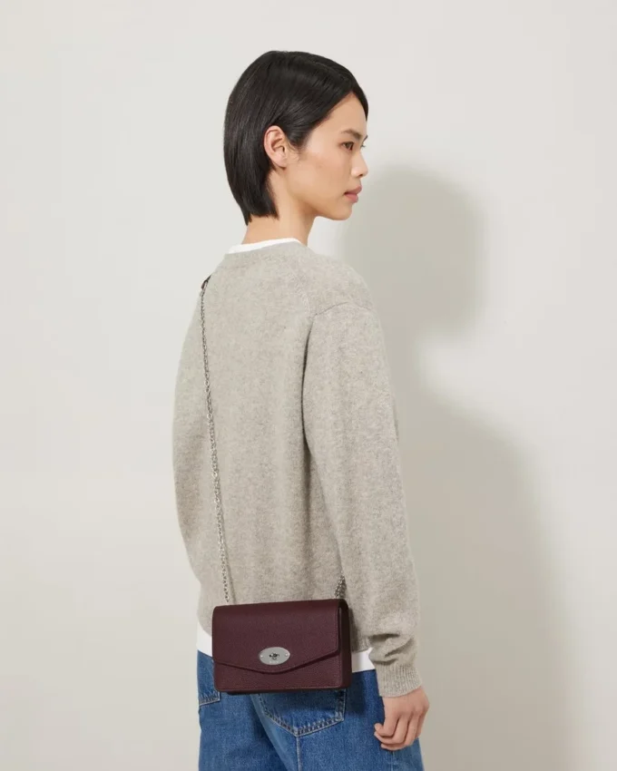 Small Darley Black Cherry Small Classic Grain Women Small Darley Black Cherry Small Classic Grain Women