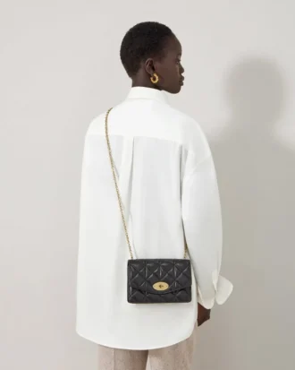 Small Darley Black Quilted Nappa Women