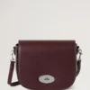 Small Darley Satchel Black Cherry Small Classic Grain Small Darley Satchel Black Cherry Small Classic Grain