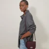 Small Darley Satchel Black Cherry Small Classic Grain Small Darley Satchel Black Cherry Small Classic Grain