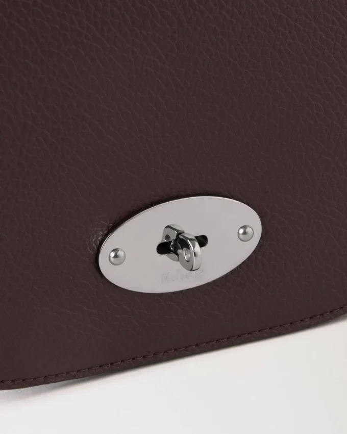 Small Darley Satchel Black Cherry Small Classic Grain Small Darley Satchel Black Cherry Small Classic Grain