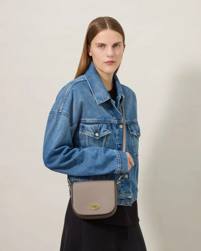 Small Darley Satchel Cashmere Taupe Small Classic Grain Small Darley Satchel Cashmere Taupe Small Classic Grain
