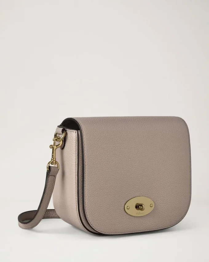 Small Darley Satchel Cashmere Taupe Small Classic Grain Small Darley Satchel Cashmere Taupe Small Classic Grain