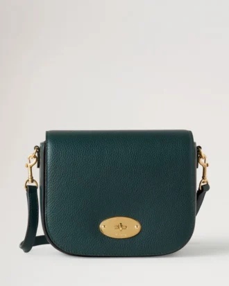 Small Darley Satchel Mulberry Green Small Classic Grain