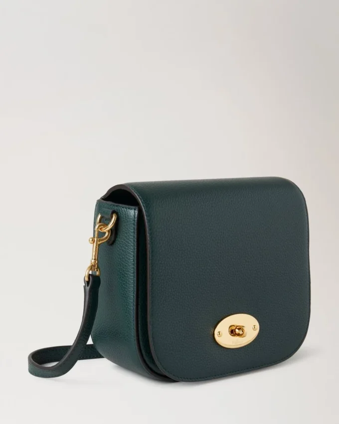 Small Darley Satchel Mulberry Green Small Classic Grain Small Darley Satchel Mulberry Green Small Classic Grain