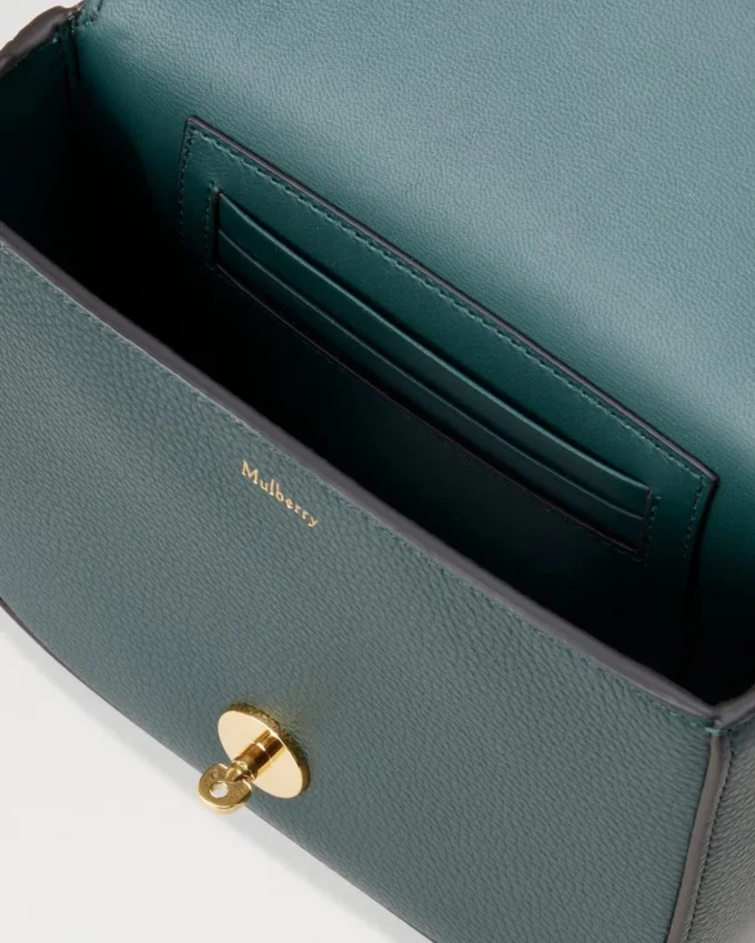 Small Darley Satchel Mulberry Green Small Classic Grain Small Darley Satchel Mulberry Green Small Classic Grain
