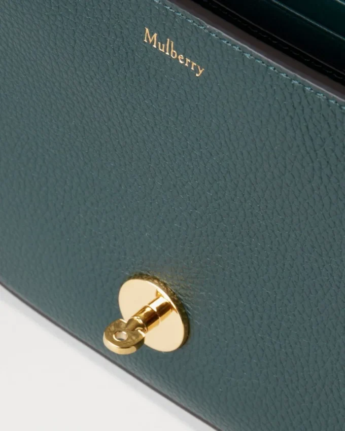 Small Darley Satchel Mulberry Green Small Classic Grain Small Darley Satchel Mulberry Green Small Classic Grain