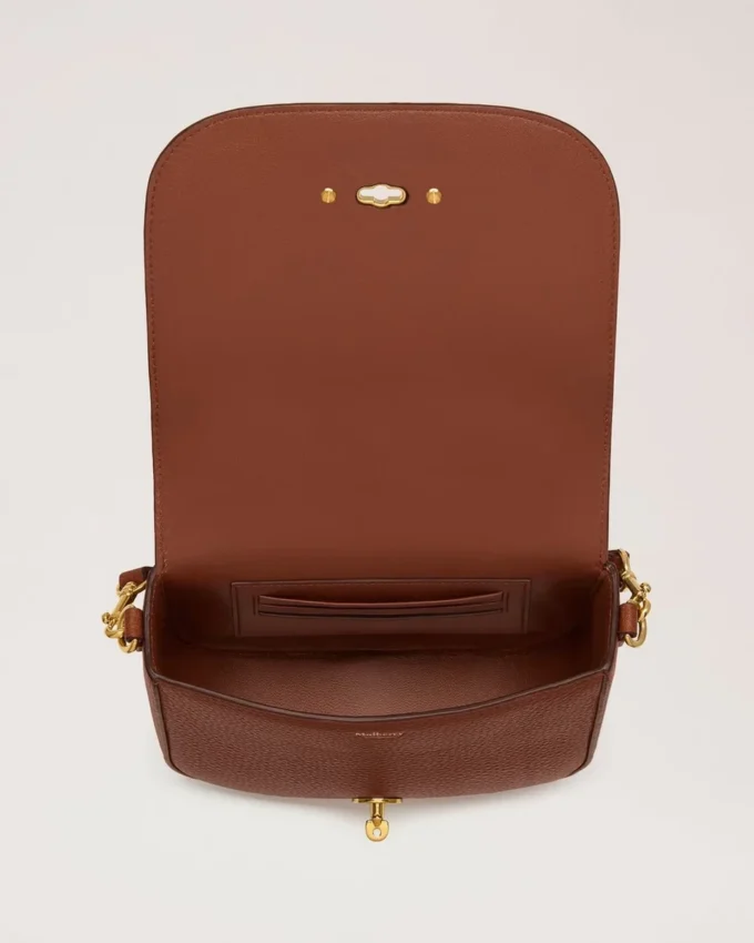 Small Darley Satchel Oak Two-Tone Small Classic Grain Small Darley Satchel Oak Two-Tone Small Classic Grain