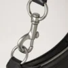 Small Hackney Shoulder Bag Black High Shine Leather Small Hackney Shoulder Bag Black High Shine Leather