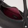 Small Hackney Shoulder Bag Black High Shine Leather Small Hackney Shoulder Bag Black High Shine Leather