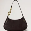 Small Hackney Shoulder Bag Ebony Shiny Buffalo Top Handle Bags Small Hackney Shoulder Bag Ebony Shiny Buffalo Top Handle Bags