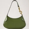 Small Hackney Shoulder Bag Fern High Shine Leather Small Hackney Shoulder Bag Fern High Shine Leather