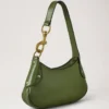 Small Hackney Shoulder Bag Fern High Shine Leather Small Hackney Shoulder Bag Fern High Shine Leather