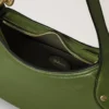 Small Hackney Shoulder Bag Fern High Shine Leather Small Hackney Shoulder Bag Fern High Shine Leather