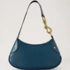 Small Hackney Shoulder Bag out of the Blue High Shine Leather Small Hackney Shoulder Bag out of the Blue High Shine Leather