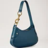 Small Hackney Shoulder Bag out of the Blue High Shine Leather Small Hackney Shoulder Bag out of the Blue High Shine Leather
