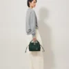 Small Iris Mulberry Green & Chalk Heavy Grain & Silky Calf Small Iris Mulberry Green & Chalk Heavy Grain & Silky Calf