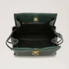 Small Iris Mulberry Green & Chalk Heavy Grain & Silky Calf Small Iris Mulberry Green & Chalk Heavy Grain & Silky Calf