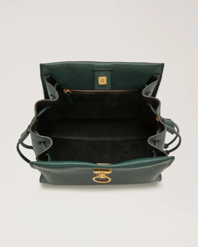 Small Iris Mulberry Green & Chalk Heavy Grain & Silky Calf Small Iris Mulberry Green & Chalk Heavy Grain & Silky Calf