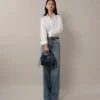 Small Iris Night Sky Heavy Grain & Silky Calf Women Small Iris Night Sky Heavy Grain & Silky Calf Women
