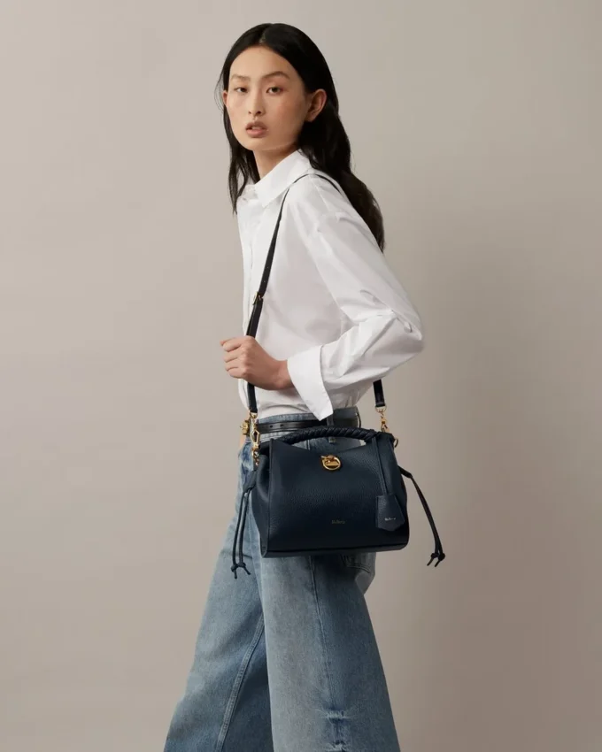 Small Iris Night Sky Heavy Grain & Silky Calf Women Small Iris Night Sky Heavy Grain & Silky Calf Women