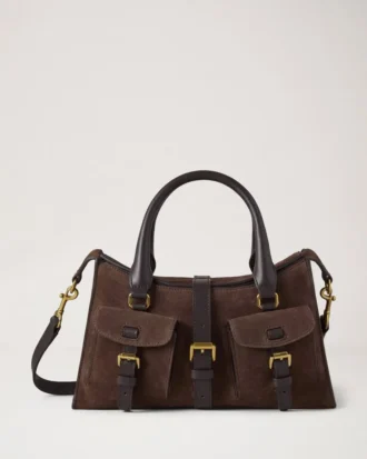 Small Roxanne Chocolate Suede Roxanne Small Roxanne Chocolate Suede Roxanne