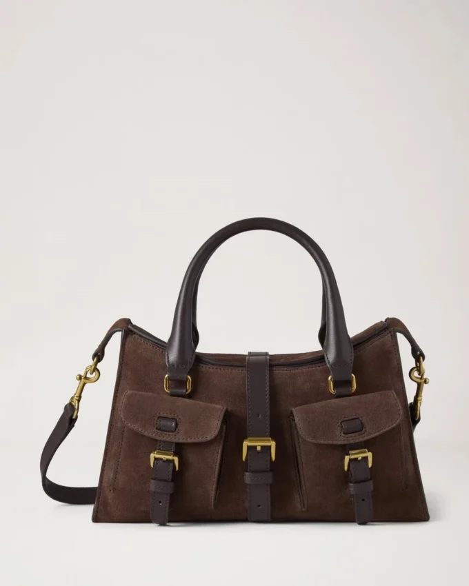 Small Roxanne Chocolate Suede Roxanne Small Roxanne Chocolate Suede Roxanne