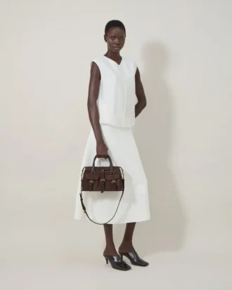Small Roxanne Chocolate Suede Roxanne Small Roxanne Chocolate Suede Roxanne
