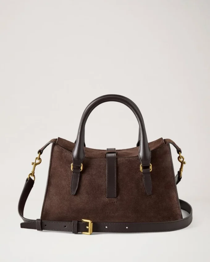 Small Roxanne Chocolate Suede Roxanne Small Roxanne Chocolate Suede Roxanne