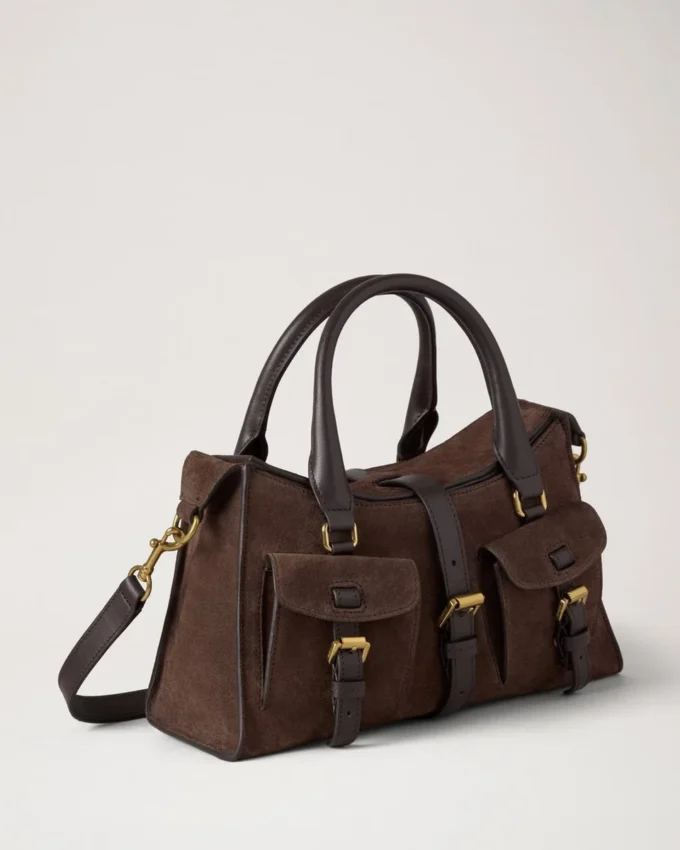Small Roxanne Chocolate Suede Roxanne Small Roxanne Chocolate Suede Roxanne
