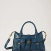 Small Roxanne out of the Blue High Shine Leather Small Roxanne out of the Blue High Shine Leather