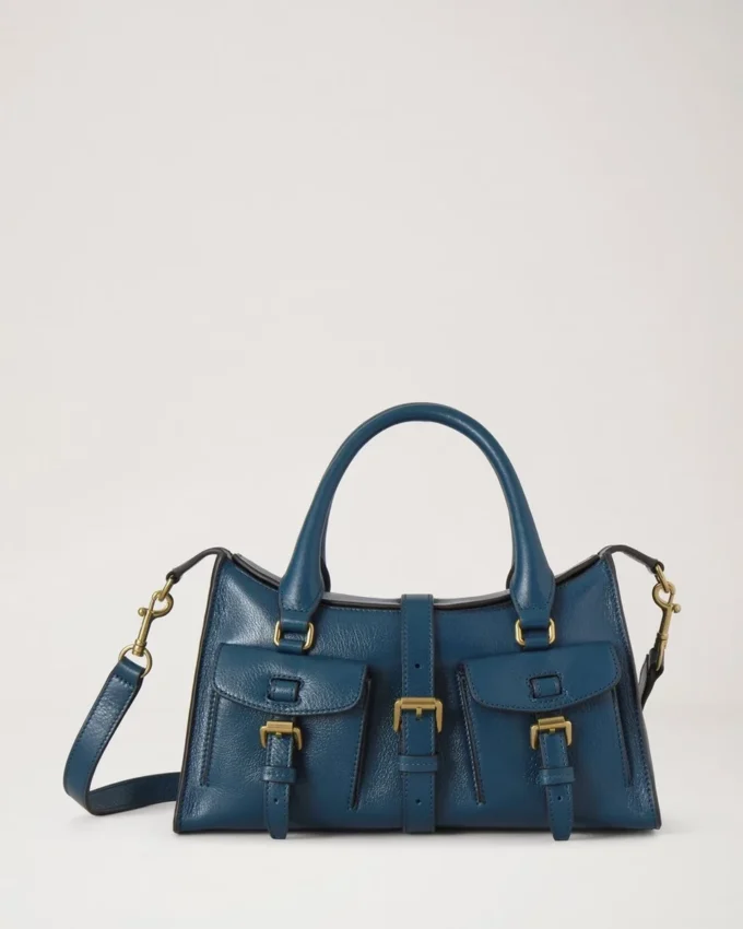 Small Roxanne out of the Blue High Shine Leather Small Roxanne out of the Blue High Shine Leather