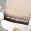 Small Sadie Satchel Pre-Loved White Goat Print Leather Small Sadie Satchel Pre-Loved White Goat Print Leather