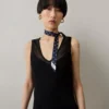 Small Skinny Scarf – Mulberry Tree Night Sky Recycled Polyester