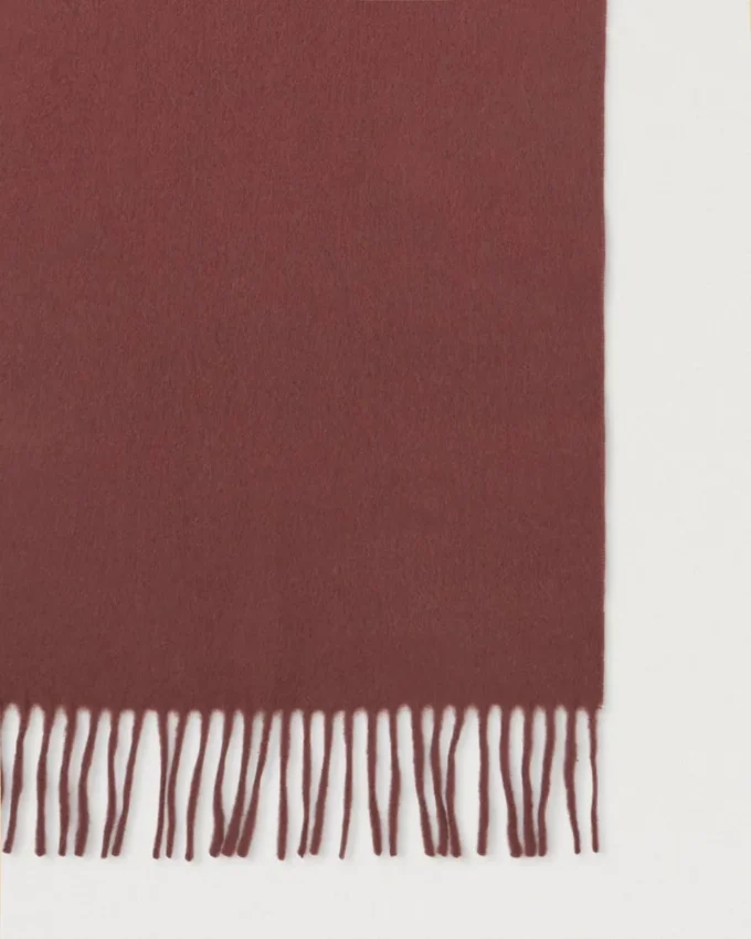 Small Solid Merino Wool Scarf Bright Oak Merino Wool Small Solid Merino Wool Scarf Bright Oak Merino Wool