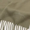 Small Solid Merino Wool Scarf Linen Green Merino Wool Small Solid Merino Wool Scarf Linen Green Merino Wool