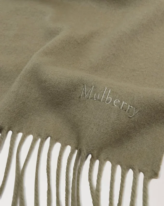 Small Solid Merino Wool Scarf Linen Green Merino Wool Small Solid Merino Wool Scarf Linen Green Merino Wool