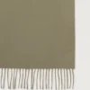 Small Solid Merino Wool Scarf Linen Green Merino Wool Small Solid Merino Wool Scarf Linen Green Merino Wool