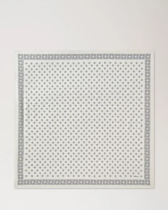 Small Square Scarf – Mulberry Tree Eggshell Cotton