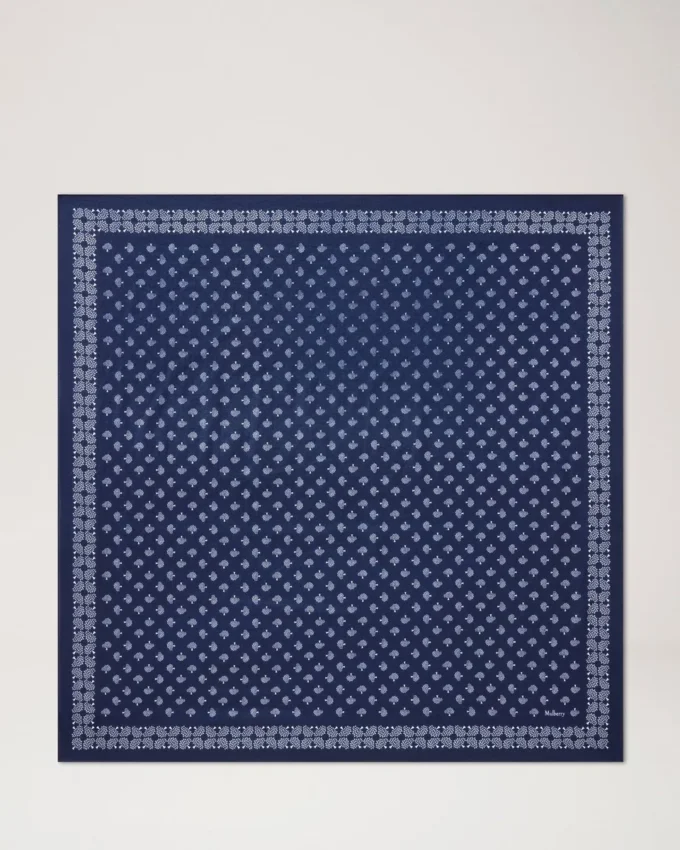 Small Square Scarf – Mulberry Tree Night Sky Cotton