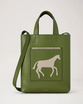 Small Tote – Chalk Horse Fern & Chalk Heavy Grain